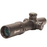 Close Combat Riflescope - 1-4x24mm, Mil-Dot 2nd Focal Plane Reticle, 30mm Tube, Black