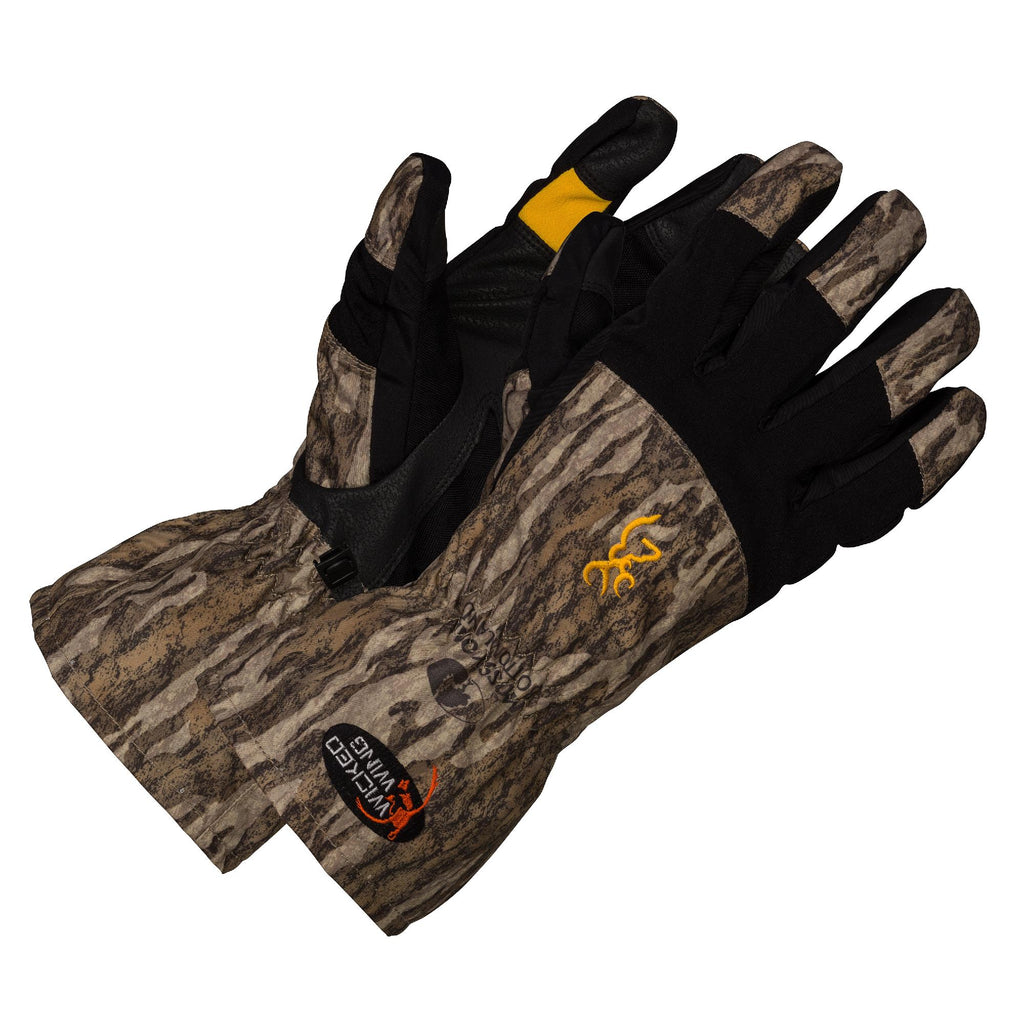 Wicked Wing Gunner's Gloves - Mossy Oak Bottomlands, X-Large