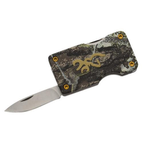 Buckmark Money Clip Knives - Moss Oak Break-Up