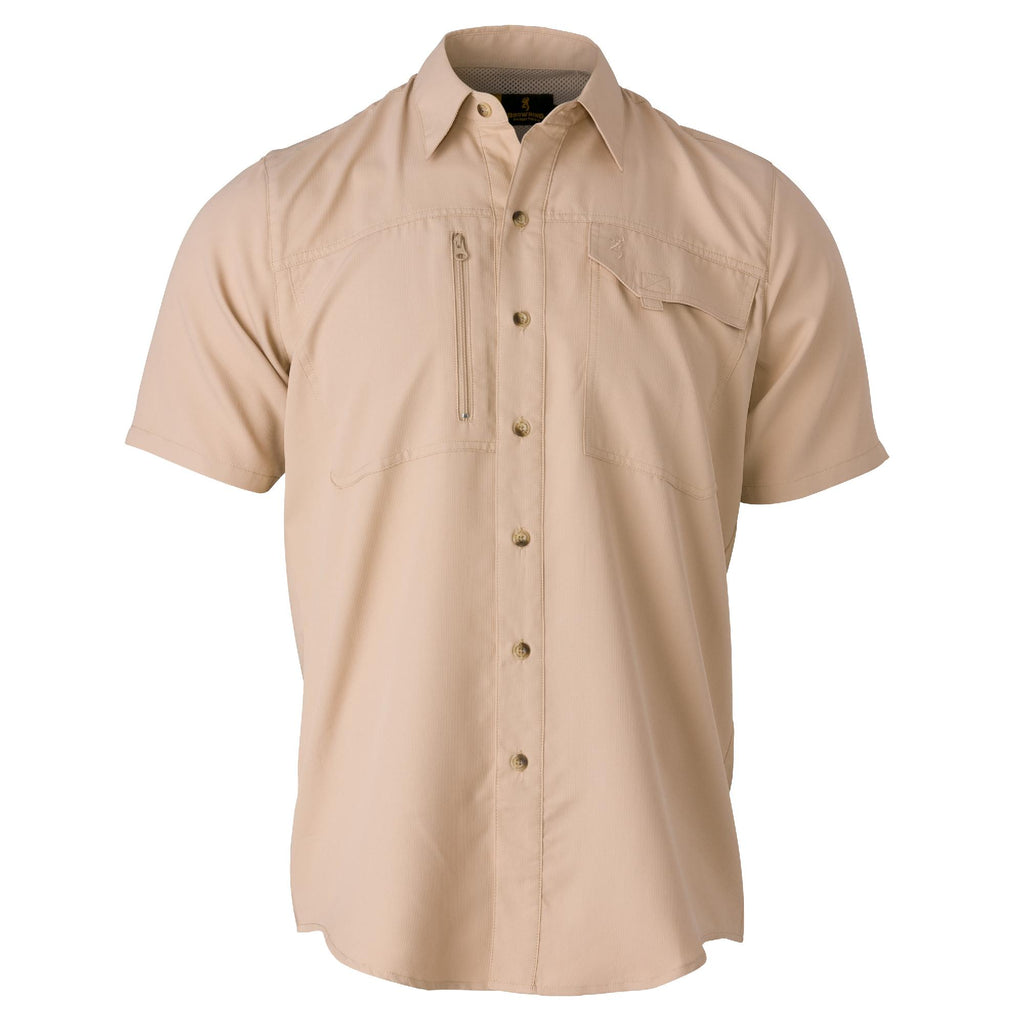 Phenix Shooting Shirt - Short Sleeve, Khaki, X-Large