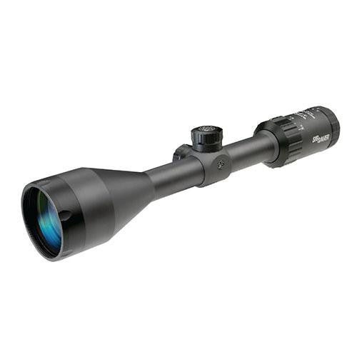 Whiskey3 SFP Hunting Riflescope - 3-9x50mm, Quad Reticle, 1-4 MOA Adjustment, Black