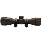 Hunt Tec 4x32mm Duplex Reticle Riflescope, Black