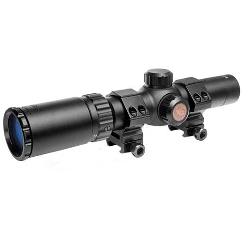 Tru Brite 30 Series Scope - 1-4x24mm, Circle Duplex, 30mm Tube, Matte Black