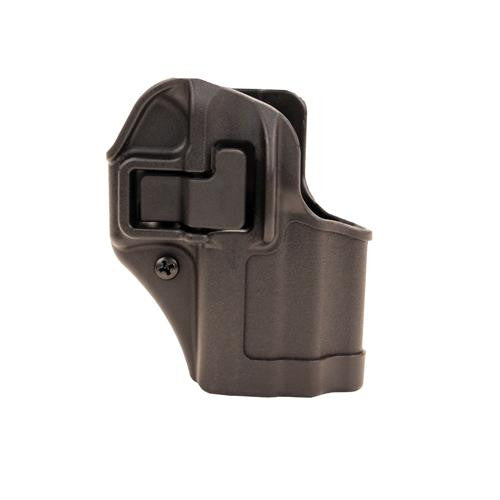 Serpa CQC, Belt & Paddle Holster, Plain Matte Black Finish - Glock 43, Right Hand