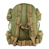 Tactical Backpack - Green with Tan Trim