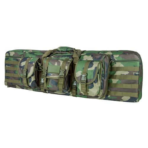 Double Carbine Case - 42", Woodland Camo