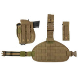 Drop Leg MOLLE Panel-Holster-Magazine Pouch - Tan