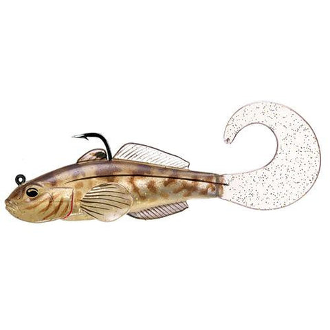 Goby Single Tail - Freshwater, 3 5-8", #2-0 Hook, Variable Depth, Natural