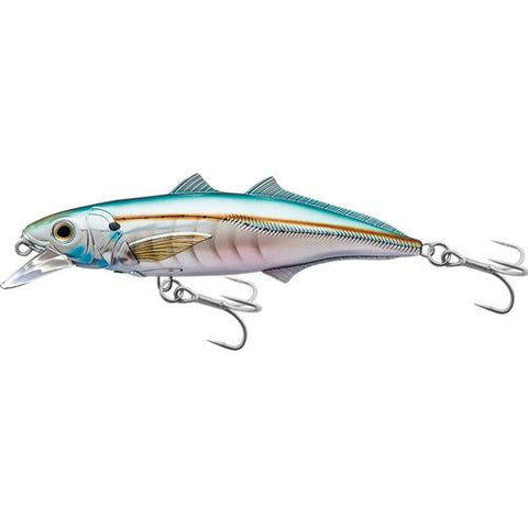 Cigar Minow Jerkbait - Saltwater, 4 1-2", #1-0 Hook, 2'-4' Depth, Pearl-Aqua