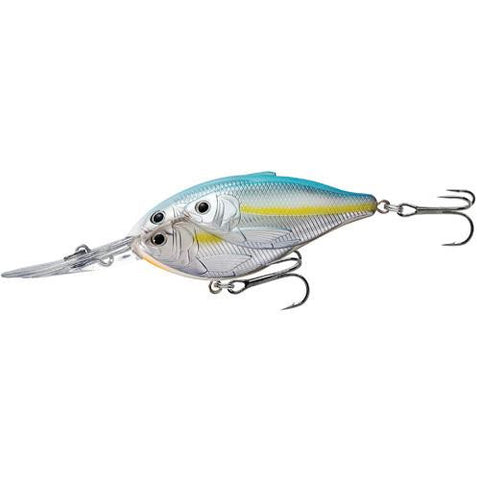 Threadfin Shad Crankbait - Freshwater, 3", #2 Hook, 16' Depth, Metallic Pearl-Blue Shad