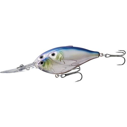 Threadfin Shad Crankbait - Freshwater, 3 1-2", #1 Hook, 20' Depth,  Metallic Pearl-Lavender