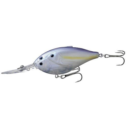 Threadfin Shad Crankbait - Freshwater, 2 3-4", #4 Hook, 12' Depth, Ghost-Pearlescent Shad