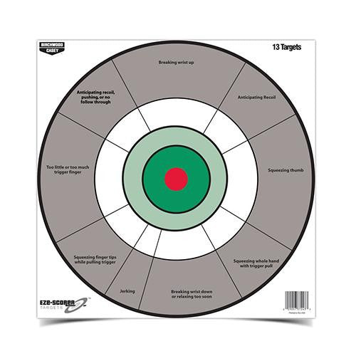 Eze-Scorer Training Target - 12" Handgun, Per 100