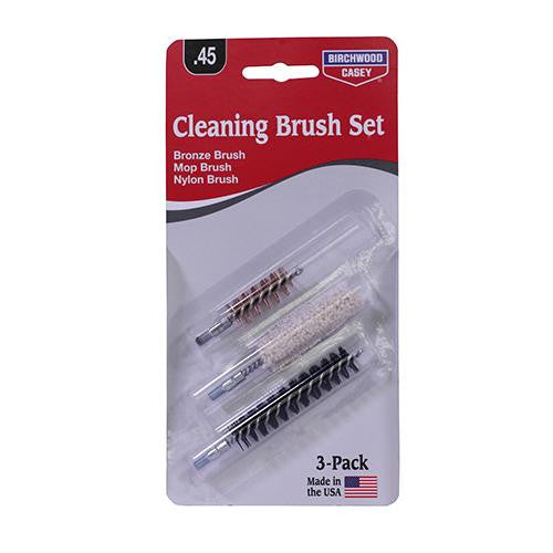 Bronze, Cotton and Nylon Cleaning Combo Pack - .45 Caliber, 3 Brushes