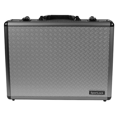 AlumaLock Quad Handgun Case - Gray