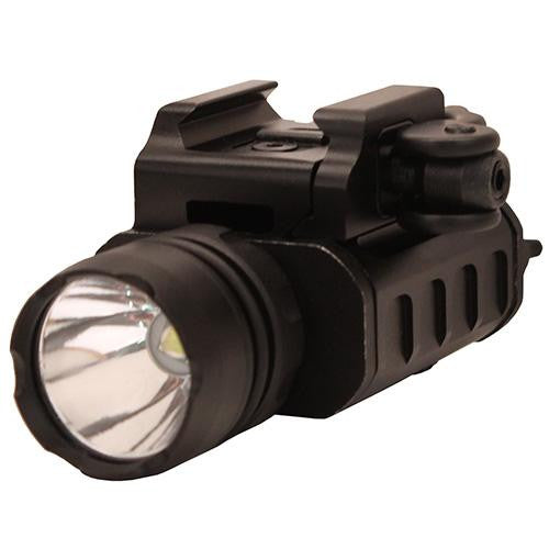 LED Weapon Light - Compact with QD Lever Lock, 400 Lumens, Black