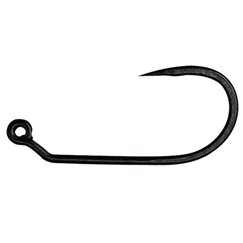 Executive Fly Hook - Size 12, Matte Black, Per 20