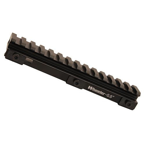 Delta Series Picatinny Rail Riser - .5", Black