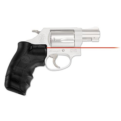 Smith and Wesson - J-Frame Round Butt Lasergrip, Red, Clam Package