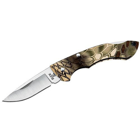 Nano Bantam - 1 7-8" Plain Satin Blade, Kryptek Highlander ETP Handle, Boxed