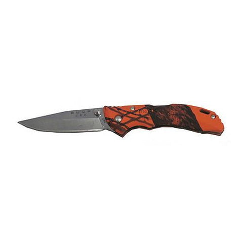 Bantam - BLW, 2 3-4" Plain Satin Blade, Mossy Oak Blaze Handle, Clam Package