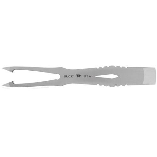 Gig Spear, Two Tines - 9.50" Length, Satin Finish, Boxed