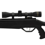 Longhorn Air Rifle, .177 Caliber with Black Synthetic Stock