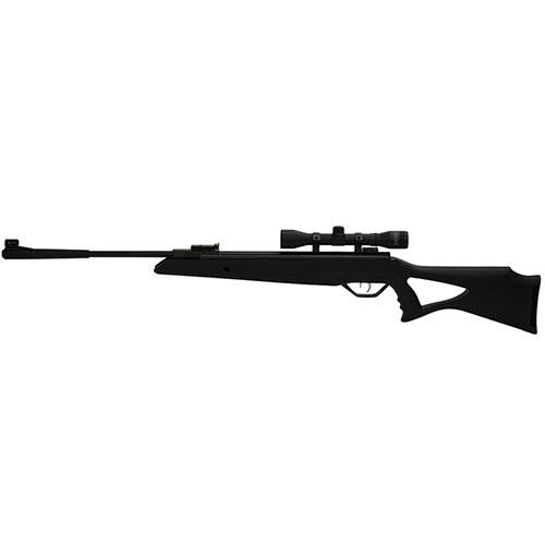 Longhorn Air Rifle, .177 Caliber with Black Synthetic Stock