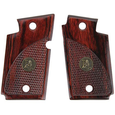 Renegade Wood Laminate Revolver Grips - Sig P938, Rosewood, Checkered