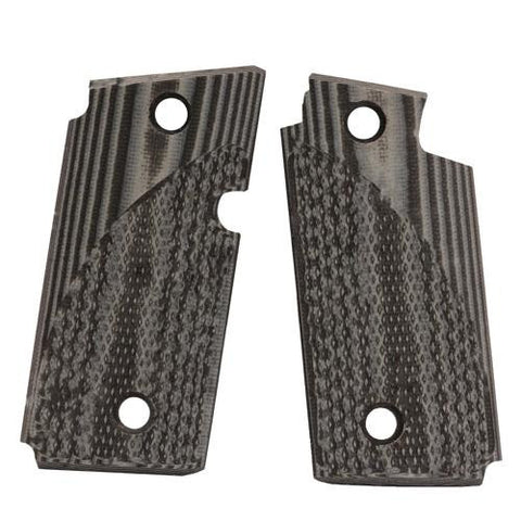 G-10 Tactical Pistol Grips - Sig Sauer P238, Gray-Black, Fine