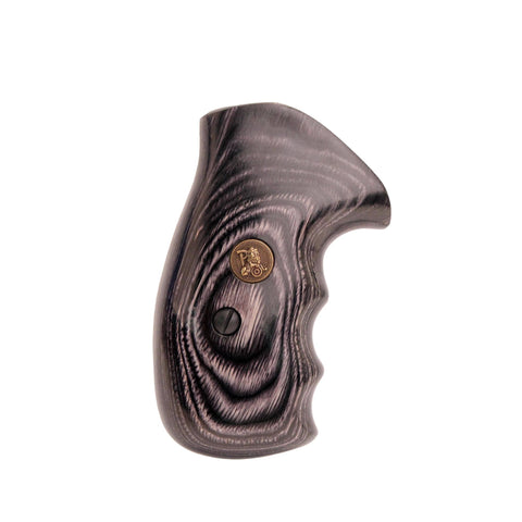 Renegade Wood Laminate Pistol Grips - Smith & Wesson K&L Frame, Charcoal, Smooth