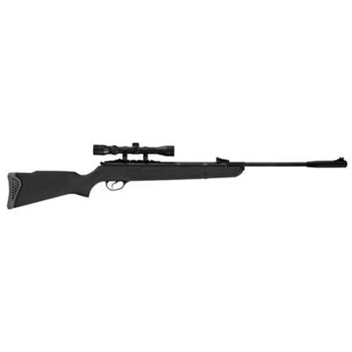 Model 125 Sniper Vortex Quiet Energy Break Barrel Air Rifle - .25 Caliber, 19.60" Barrel, Single Shot, Synthetic Black Stock with 3-9x32mm