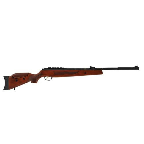 Model 135 Vortex Quiet Energy Break Barrel Air Rifle - .22 Caliber, 10.60" Barrel, Single Shot, Walnut Stock-Black