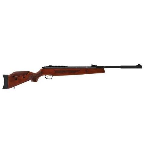 Model 135 Vortex Quiet Energy Break Barrel Air Rifle - .25 Caliber, 10.60" Barrel, Single Shot, Walnut Stock-Black