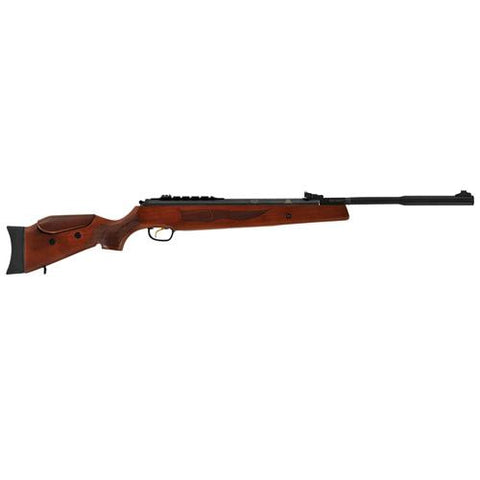 Model 135 Vortex Quiet Energy Break Barrel Air Rifle - .30 Caliber, 10.60" Barrel, Single Shot, Walnut Stock-Black