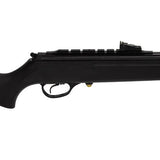 Torpedo 105X Vortex Underlever Air Rifle - .25 Caliber, 17" Barrel, Single Shot, Black Synthetic Stock-Black