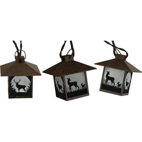 Lantern Light Set - Rustic Deer