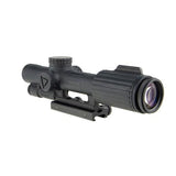 VCOG 1-6x24mm Riflescope - Green Segmented Circle-Crosshair .223-77 Grain Ballistic Reticle, Black