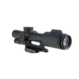 VCOG 1-6x24mm Riflescope - Green Segmented Circle-Crosshair .223-55 Grain Ballistic Reticle, Black