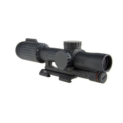 VCOG 1-6x24mm Riflescope - Green Horseshoe Dot-Crosshair .223-55 Grain Ballistic Reticle, Black