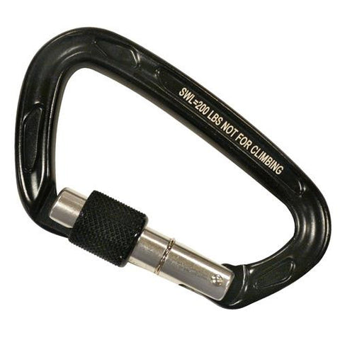 Locking Gear Biner, Black