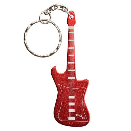 Bottle Opener - Guitar, Red