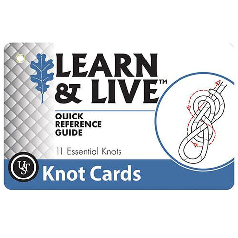 Survival Tips Playing Cards with Knot Tips