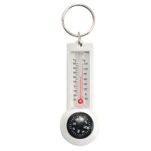 Compass - Thermometer, White