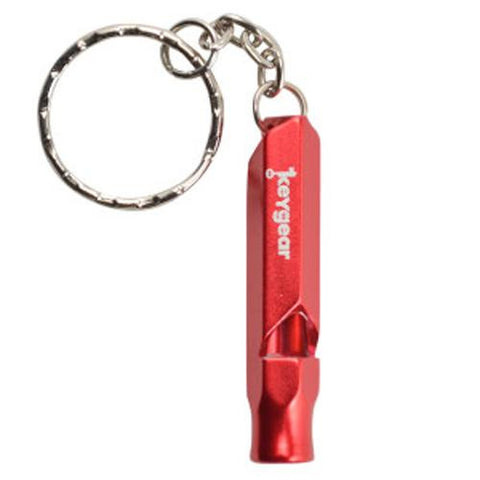 Aluminum Whistle, Red