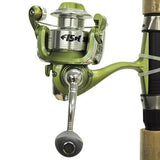 Fish Skins Spinning Combo, 5'6" Length, 2pc, 5.2:1 Gear Ratio, 3BB+1RB Bearings