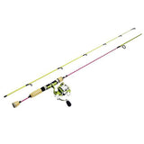 Fish Skins Spinning Combo, 5'6" Length, 2pc, 5.2:1 Gear Ratio, 3BB+1RB Bearings