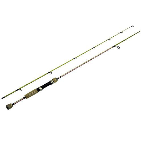 Fish Skins Spinning Rod - 6' Length, 2 Piece Rod, Light Power, Rainbow Trout Color