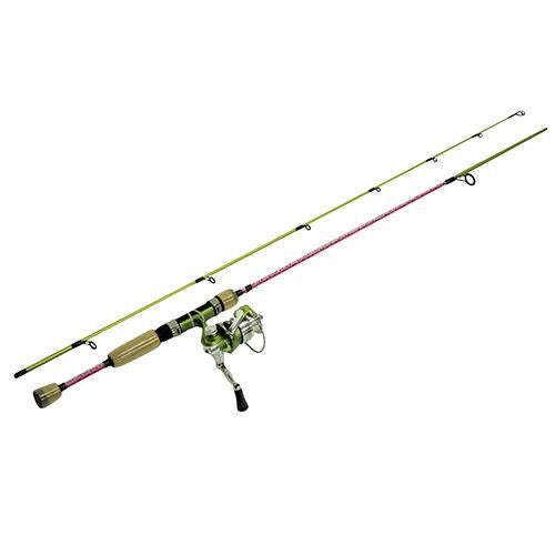 Fish Skins Rainbow TroutCombo, 6' Length 2pc Rod, 5.2:1 Gear Ratio, Light Power