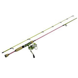 Fish Skins Rainbow TroutCombo, 6' Length 2pc Rod, 5.2:1 Gear Ratio, Light Power